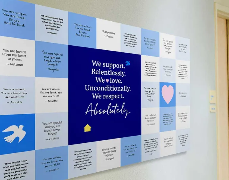 Covenant House Welcome Wall