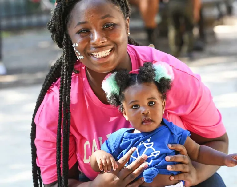 former homeless young mother and child | Covenant House