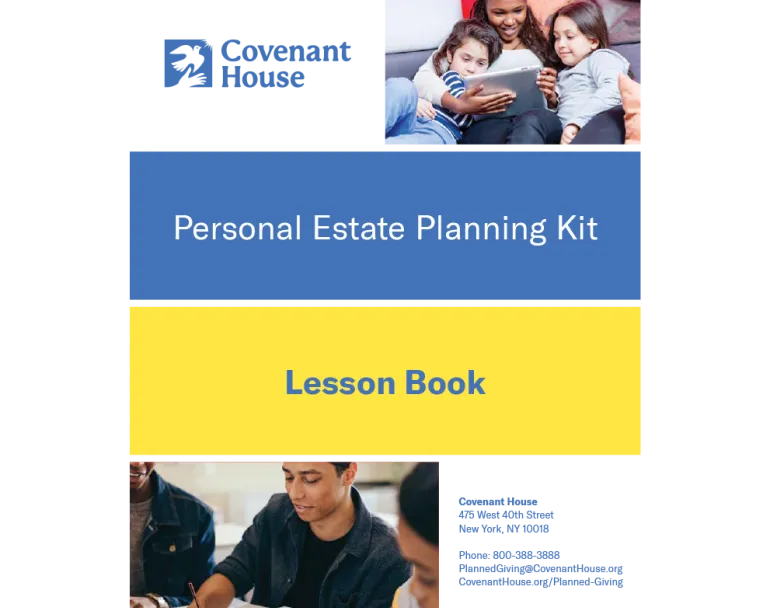 Covenant House Personal Estate Planning Kit Lesson Book