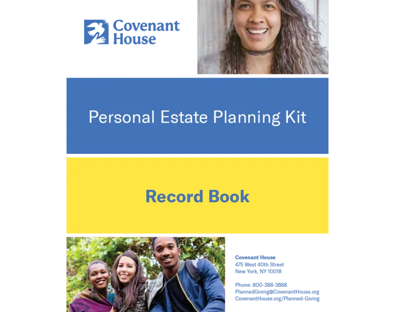 Covenant House Personal Estate Planning Kit Record Book