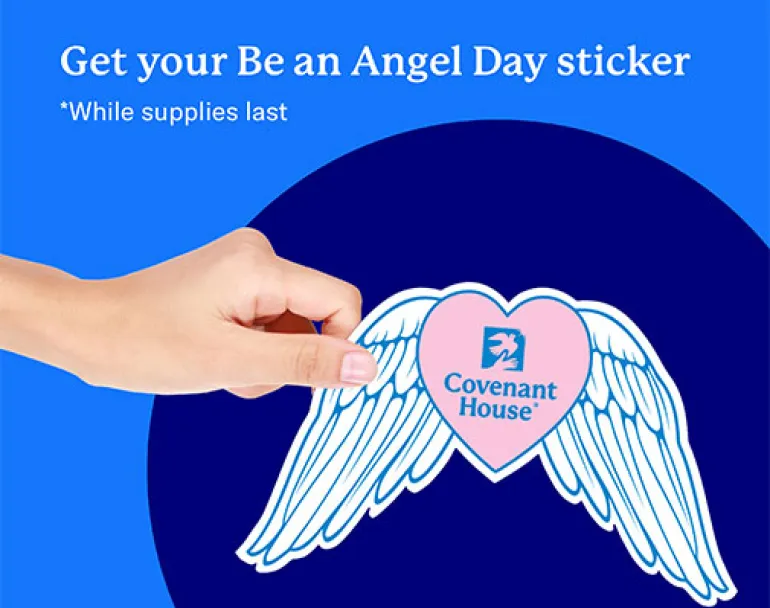 Covenant House - Get Your Be An Angel Day Sticker