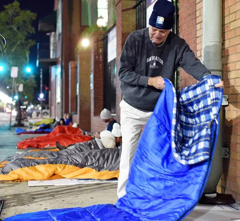 Covenant House Sleep Out Volunteer