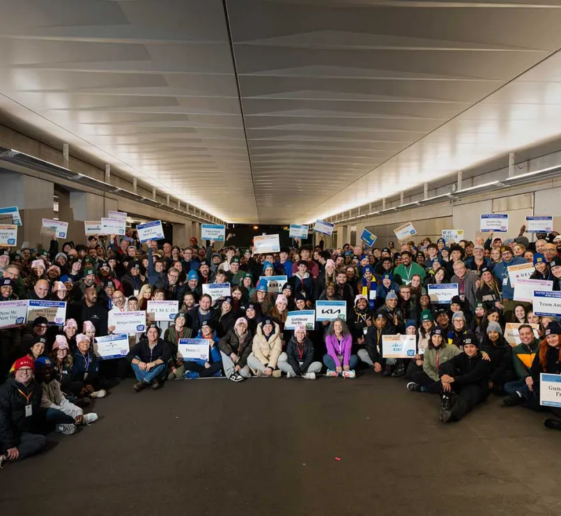Covenant House Sleep Out group photo