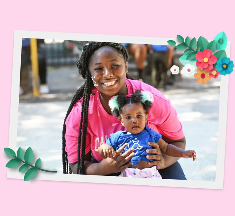 Former homeless young mother and child | Covenant House