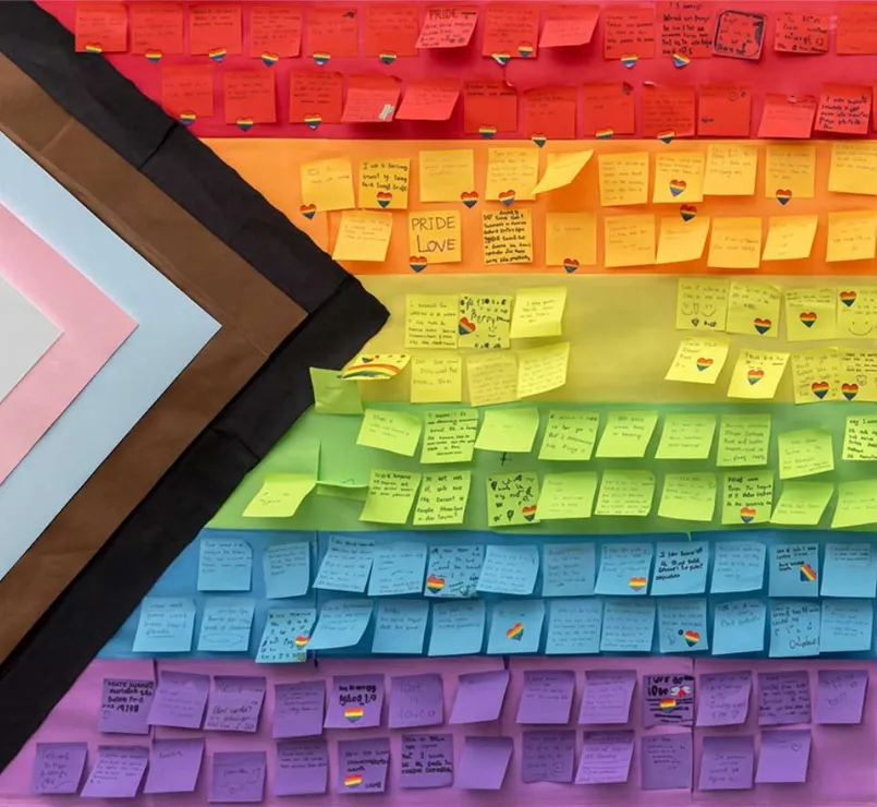 Add a note to Our Pride Flag! | Covenant House