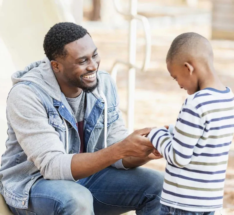 former homeless young father and child | Covenant House - Celebrate young fathers in need
