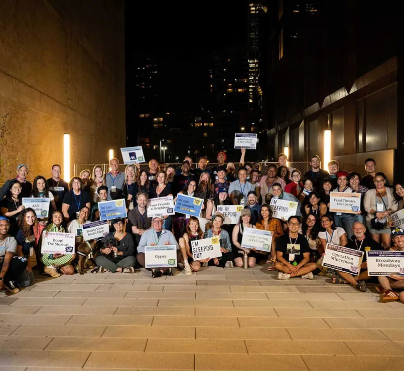 Covenant House Sleep Out volunteer group photo 