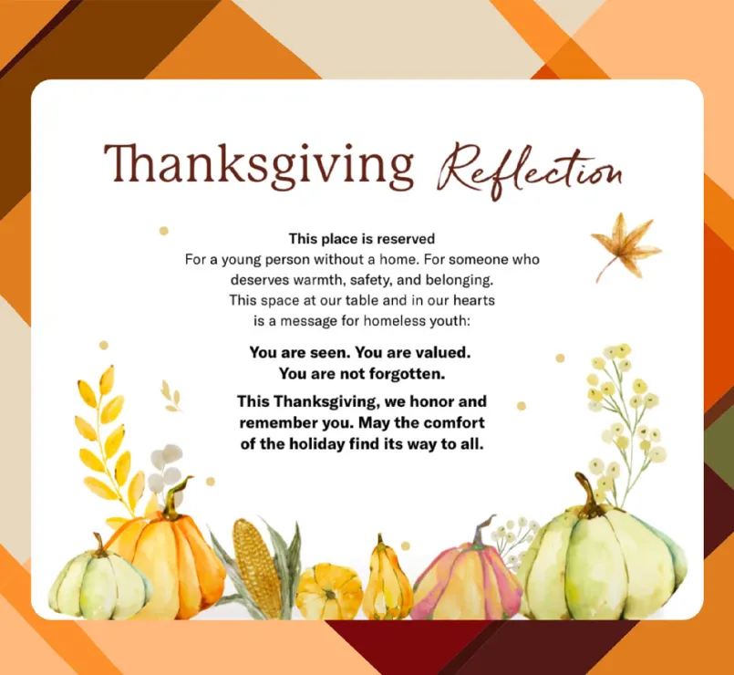 Thanksgiving Reflection